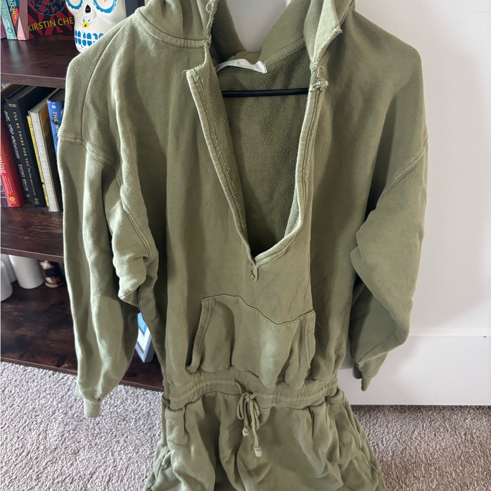 Free People Olive Green Jumpsuit